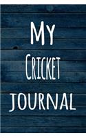 My Cricket Journal