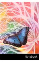 Notebook: Nerves, Netzwerk, Schmetterling, Nervensystem Notizbuch / Tagebuch / Schreibheft / Notizen - 6 x 9 Zoll (15,24 x 22,86 cm), 150 Seiten, glänzende Ob