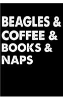 Beagles Coffee Books And Naps: Cute Beagle lined journal gifts. Best Lined Journal gifts For dog Lovers who Loves Beagle. This Cute Dog Lined journal Gifts is the perfect tool to 