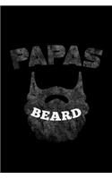 Only the Best Papas have Beards: 110 Game Sheets - Four in a Row Fun Blank Games - Soft Cover Book for Kids for Traveling & Summer Vacations - Mini Game - Clever Kids - 110 Lined pa