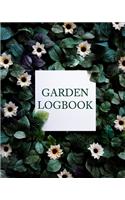 Garden Logbook: Gardener Organizer Garden Journal Track Tracker Log book Records Plant Project Planting Lined Pages with Number for garden notes, dot grid layout an