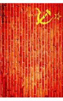 USSR Soviet Union Flag on a Brick Wall Journal