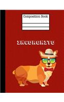 Incorgnito Composition Notebook - 5x5 Quad Ruled