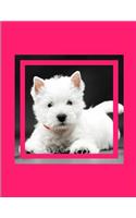 Westie Puppy Blank Notebook