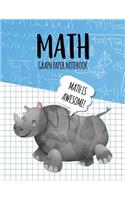 Math Graph Paper Notebook
