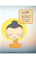 2019 2020 15 Months Buddhist Gratitude Journal Daily Planner