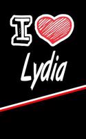 I Love Lydia: Isometric Dot Paper Drawling Paper Notebook Journal Featuring 120 Pages 6x9