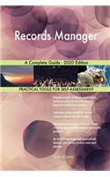 Records Manager A Complete Guide - 2020 Edition