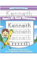 Kenneth Letter Tracing for Kids Trace my Name Workbook: Tracing Books for Kids ages 3 - 5 Pre-K & Kindergarten Practice Workbook