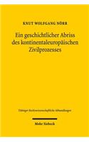 Ein geschichtlicher Abriss des kontinentaleuropaischen Zivilprozesses in ausgewahlten Kapiteln