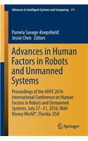 Advances in Human Factors in Robots and Unmanned Systems