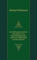 Zur Stellung Avencebrol's (Ibn Gebirol's) im Entwicklungsgang der Arabischen Philosophie (German Edition)