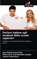 Parlare inglese agli studenti delle scuole superiori