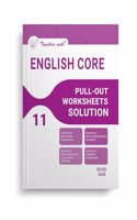 Together with CBSE Question Bank Class 11 English Core POW Solutions (Pull Out Worksheets) for 2025 Exam (Chapterwise & Topicwise)