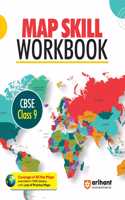 Arihant Map Skill Workbook for CBSE Class 9 | Coverage of all the maps prescribed in CBSE syllabus with lots of practice maps