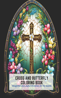 Cross and Butterfly Coloring Book