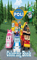 Robocar Poli Coloring Book