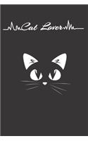 Cat Lovers Notebook Blank Line Cats Journal Lined with Lines 6x9 120 Pages
