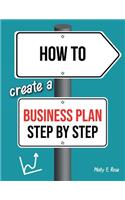 How To Create A Business Plan Step By Step