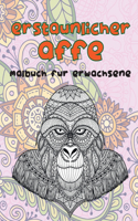 Erstaunlicher Affe - Malbuch für Erwachsene