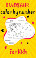 Dinosaur Color By Number For Kids