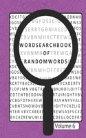 Word Search Book Of Random Words Volume 6
