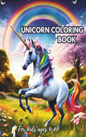 Unicorn Coloring Book: Fun, Magical and Relaxing Designs Perfect For Girls Who Enjoy Coloring. For Kids ages 4-8