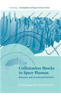 Collisionless Shocks in Space Plasmas: Structure and Accelerated Particles