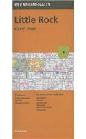 Folded Map Little Rock Streets, AR