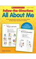 Follow-The-Directions All about Me: 40 Fun Reproducible Activities That Guide Children to Share about Themselves in Pictures