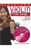 Playalong Violin: Folk Songs