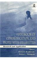 Handbook of Communication and People with Disabilities