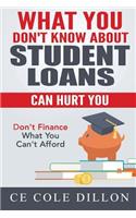 What You Don't Know about Student Loans Can Hurt You