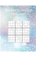 200 Sudoku Puzzles Level Hard Volume 6