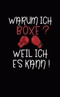 Warum ich boxe: Notizbuch A5 liniert