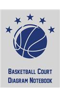 Basketball Court Diagram Notebook