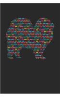 Chow Chow Journal - Chow Chow Notebook 'Word Cloud' - Gift for Chow Chow Lovers