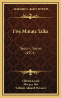 Five Minute Talks
