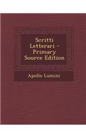 Scritti Letterari