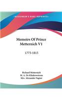 Memoirs Of Prince Metternich V1