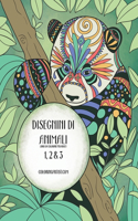 Disegnini di Animali Libro da Colorare per Adulti 1, 2 & 3