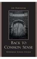 Back to Common Sense