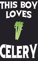 This Boy Loves CELERY Notebook