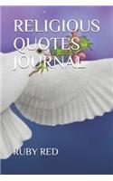 Religious Quotes Journal
