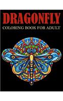 dragonfly coloring books for adult