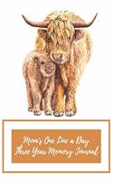 Mom's One Line a Day Three Year Memory Journal