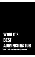 World's Best Administrator Planner
