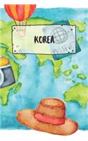 Korea: Ruled Travel Diary Notebook or Journey Journal - Lined Trip Pocketbook for Men and Women with Lines