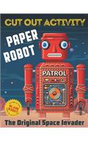 Cut out Activity Paper Robot: Perfect gift for creative kids and Adult Sci Fi fans