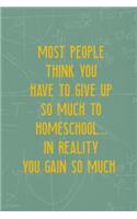 Most People Think You Have To Give Up So Much To Homeschool... In Reality You Gain So Much